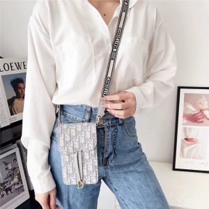 ディオール スマホ ショルダー dior オブリーク スマホバッグ
