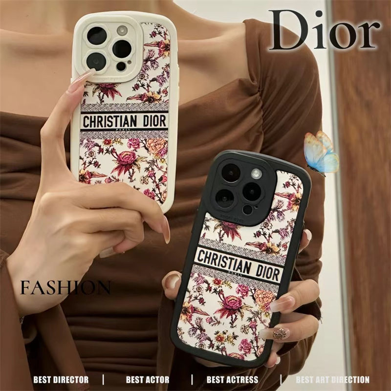 dior 携帯ケース iphoneケース ディオール風 iphoneケース 花柄
